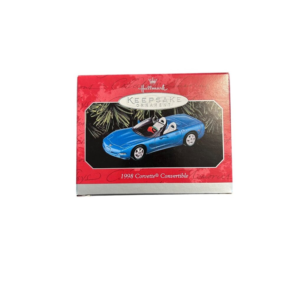 1998 Hallmark Keepsake Ornament Chevrolet Corvette Convertible Christmas Tree De